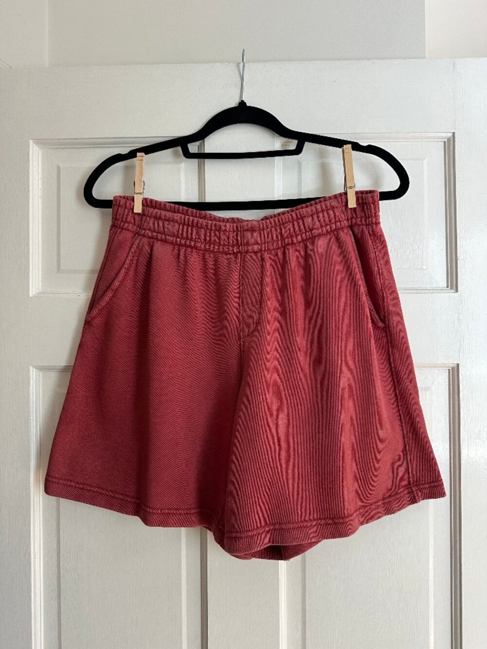 Aerie Long Fleece Short in Summer Burgundy